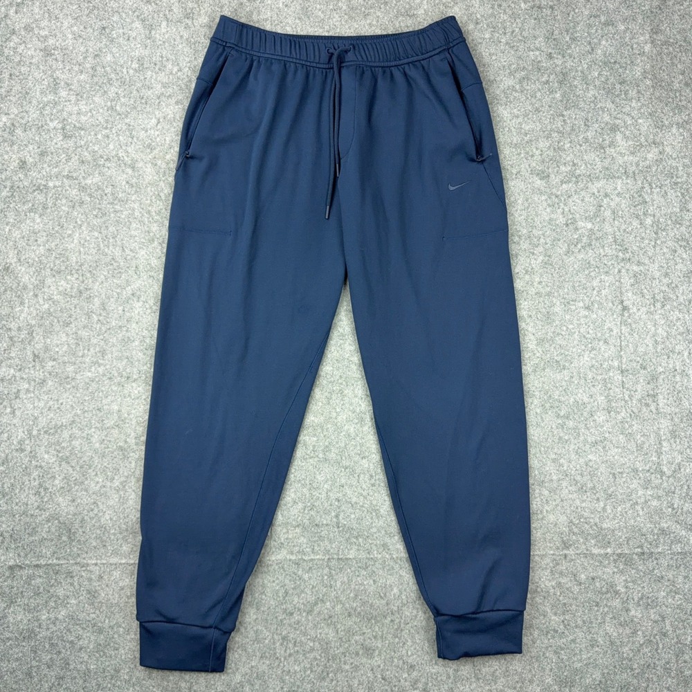 Nike Joggers Mens Medium Blue Primary NanoKnit Dri-Fit UV Athletic Sweatpants
